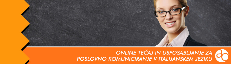 Online tečaj in usposabljanje za poslovno komuniciranje v italijanskem jeziku