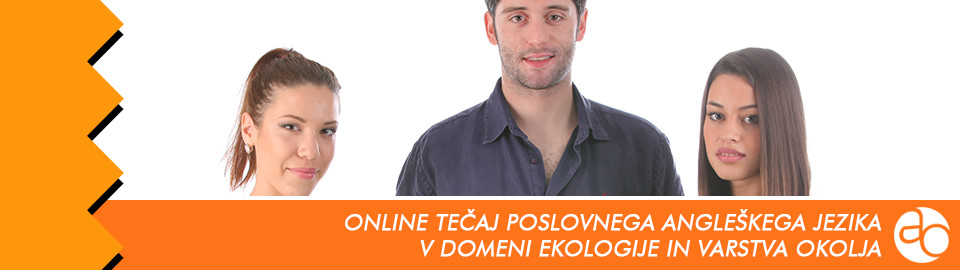 Online tečaj poslovnega angleškega jezika v domeni ekologije in varstva okolja