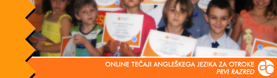 Online tečaji angleškega jezika za prvošolce, do 6 let