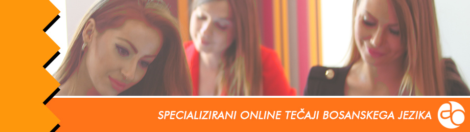 Specializirani online tečaji bosanskega jezika
