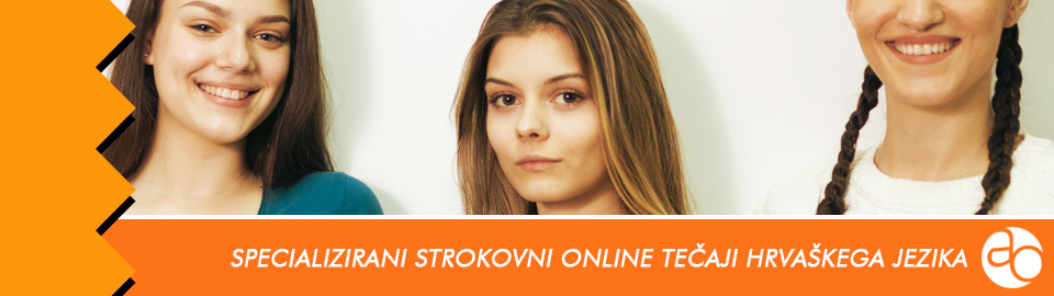 Specializirani strokovni online tečaji hrvaškega jezika