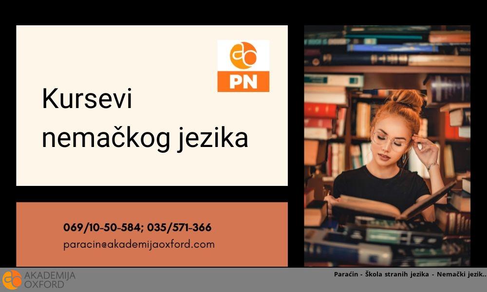 Paraćin - Škola stranih jezika - Nemački jezik Paraćin - Škola stranih jezika - Nemački jezik