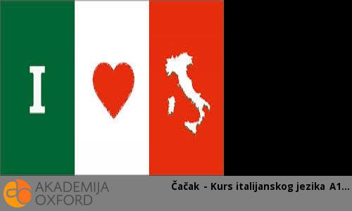 Čačak - Kurs italijanskog jezika A1