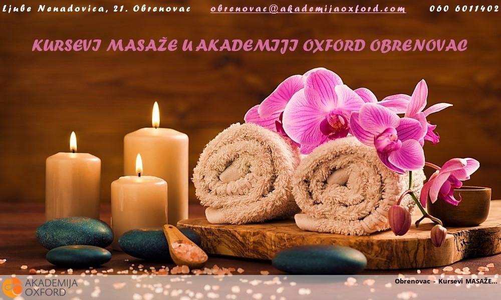 Obrenovac - Kursevi MASAŽE Obrenovac - Kursevi MASAŽE