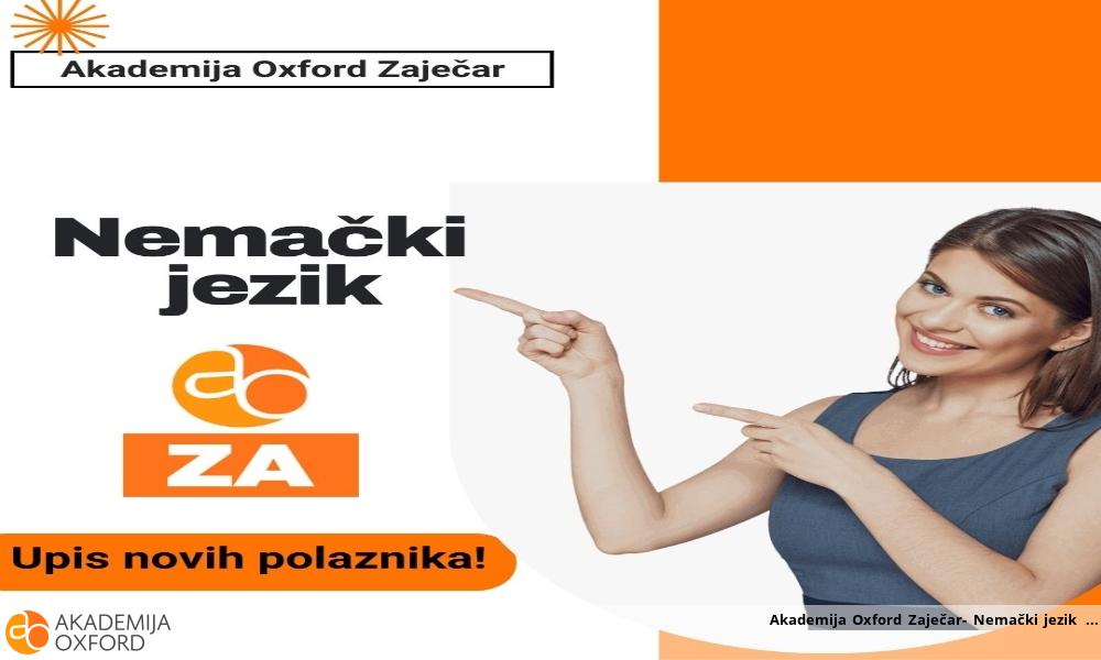 Akademija Oxford Zaječar- Nemački jezik 