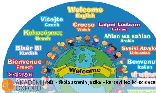 Niš - škola stranih jezika - kursevi jezika za decu