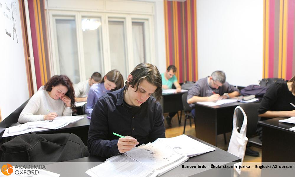 Banovo brdo - Škola stranih jezika - Engleski A2 ubrzani 