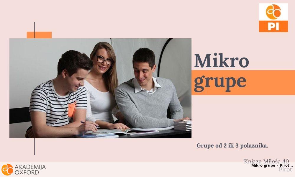 Mikro grupe - Pirot