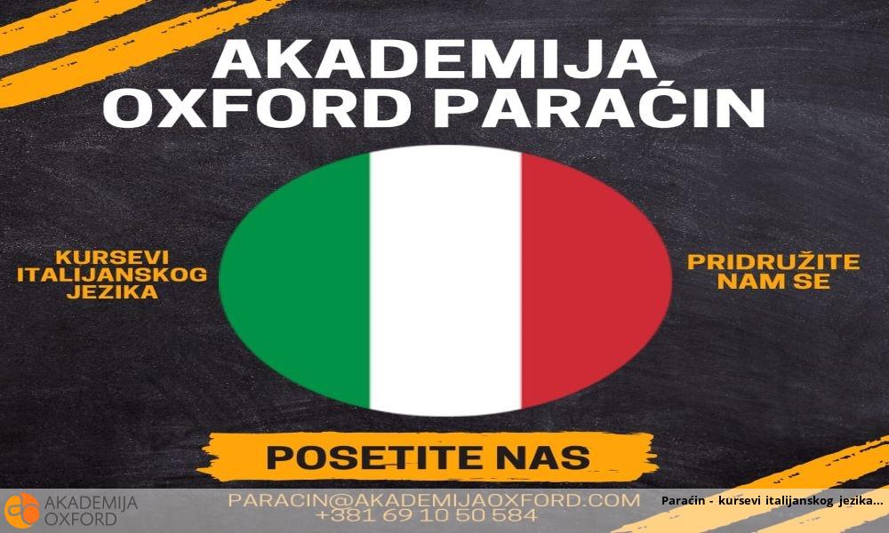 Paraćin - kursevi italijanskog jezika Paraćin - kursevi italijanskog jezika