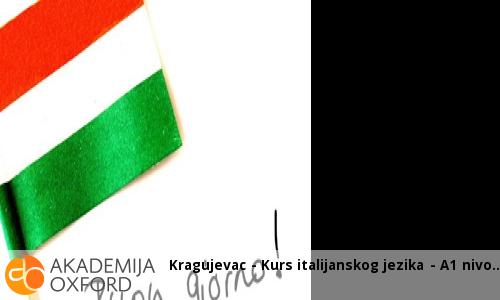 Kragujevac - Kurs italijanskog jezika - A1 nivo