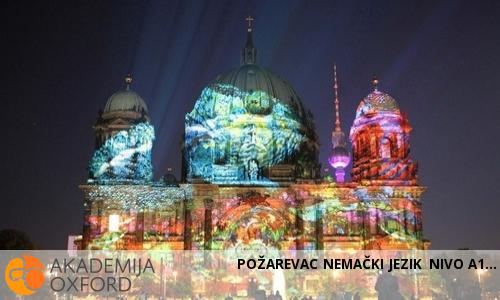 POŽAREVAC NEMAČKI JEZIK NIVO A1 POŽAREVAC NEMAČKI JEZIK NIVO A1