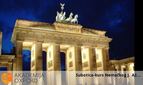 Subotica-kurs Nemačkog J. A2