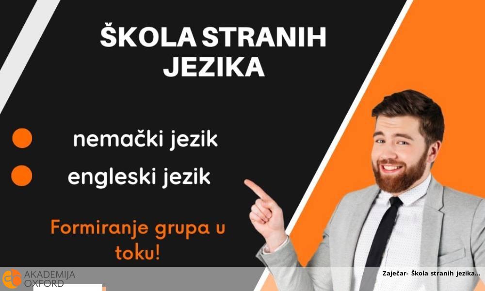 Zaječar- Škola stranih jezika