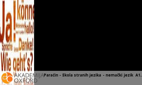 Paraćin - škola stranih jezika - nemački jezik A1 Paraćin - škola stranih jezika - nemački jezik A1
