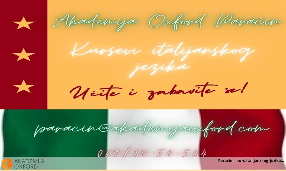 Paraćin - kurs italijanskog jezika Paraćin - kurs italijanskog jezika