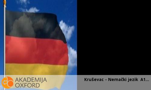Kruševac - Nemački jezik A1 Kruševac - Nemački jezik A1