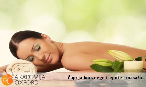 Ćuprija-kurs nege i lepote - masaža Ćuprija-kurs nege i lepote - masaža