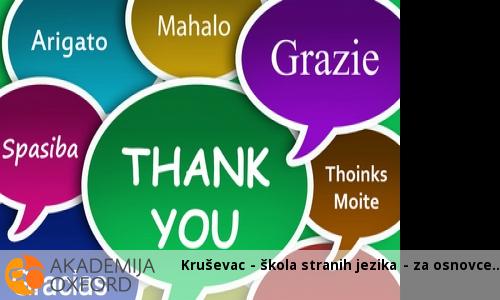 Kruševac - škola stranih jezika - za osnovce Kruševac - škola stranih jezika - za osnovce