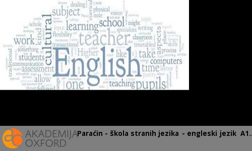 Paraćin - škola stranih jezika - engleski jezik A1 Paraćin - škola stranih jezika - engleski jezik A1