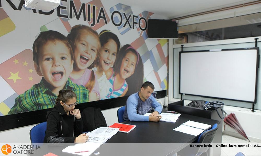Banovo brdo - Online kurs nemački A2