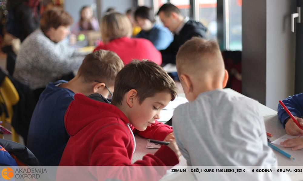 ZEMUN - DEČIJI KURS ENGLESKI JEZIK -  6 GODINA - GRUPA: KIDS 1