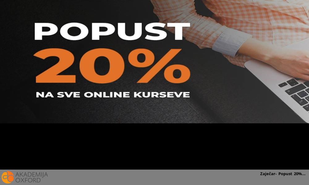 Zaječar- Popust 20% Zaječar- Popust 20%