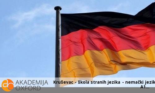 Kruševac - škola stranih jezika - nemački jezik A1