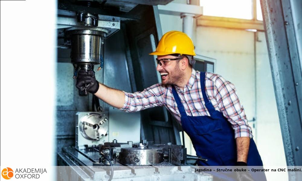 Jagodina - Stručne obuke - Operater na CNC mašini Jagodina - Stručne obuke - Operater na CNC mašini