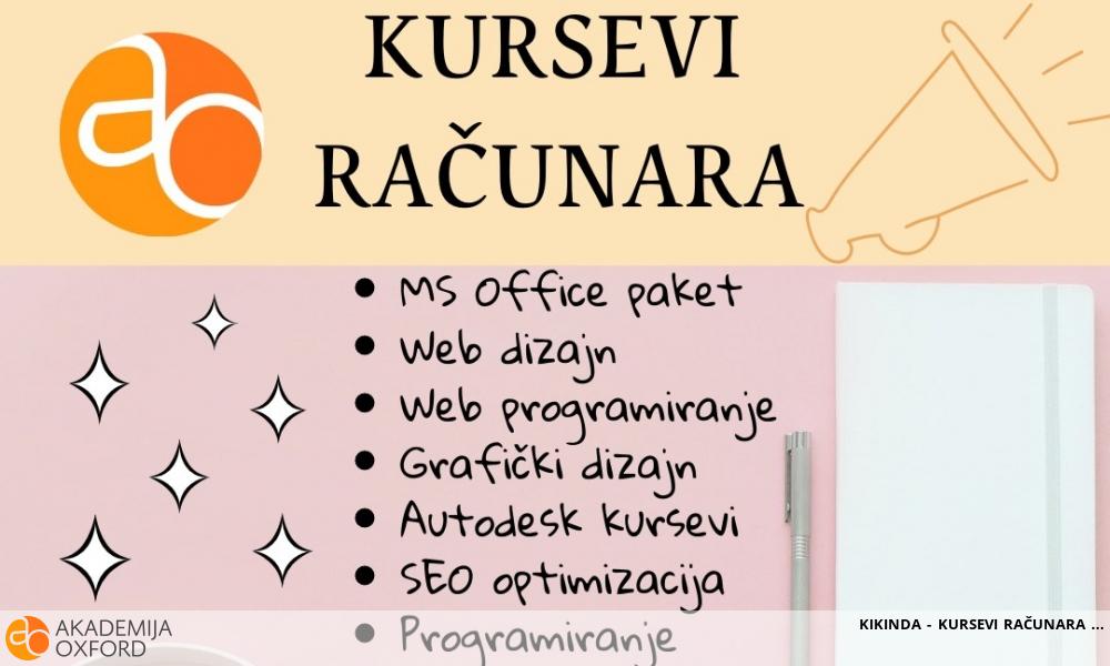 KIKINDA - KURSEVI RAČUNARA KIKINDA - KURSEVI RAČUNARA