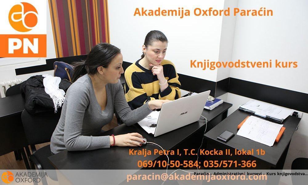 Paraćin - Administrativni kursevi - Kurs knjigovodstva Paraćin - Administrativni kursevi - Kurs knjigovodstva