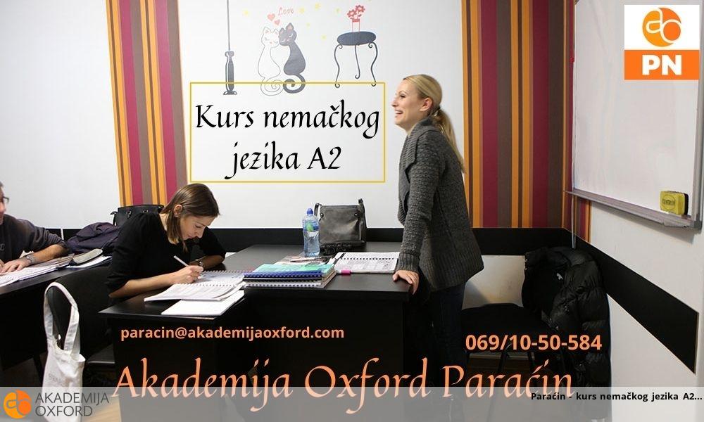 Paraćin - kurs nemačkog jezika A2 Paraćin - kurs nemačkog jezika A2