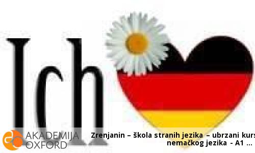 Ubrzani kurs nemačkog jezika - nivo A1