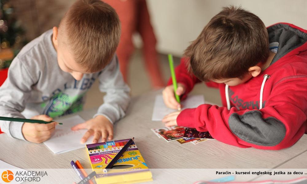 Paraćin - kursevi engleskog jezika za decu 