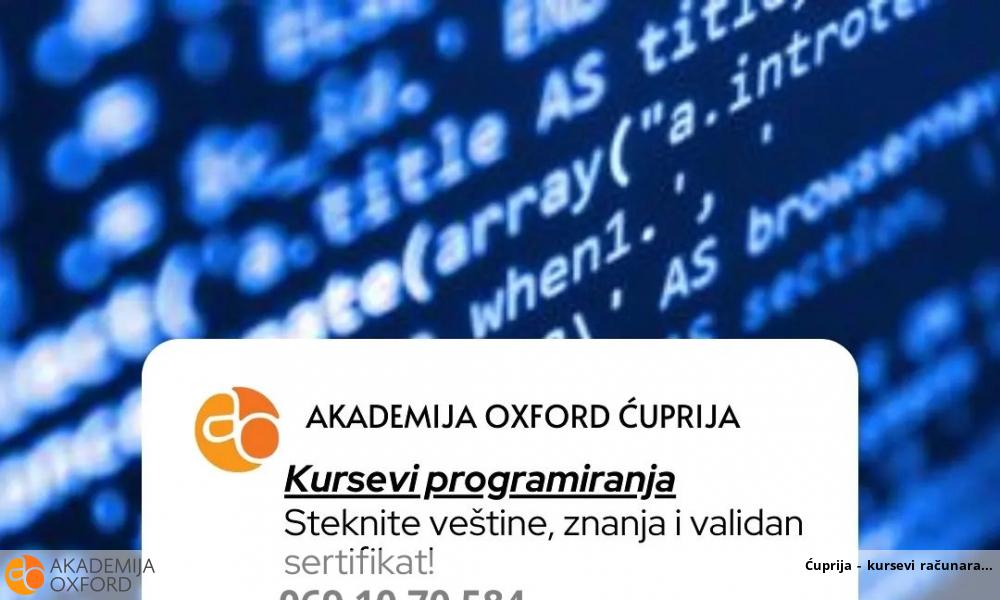 Ćuprija - kursevi računara Ćuprija - kursevi računara