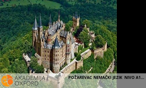 POŽAREVAC NEMAČKI JEZIK NIVO A1 POŽAREVAC NEMAČKI JEZIK NIVO A1