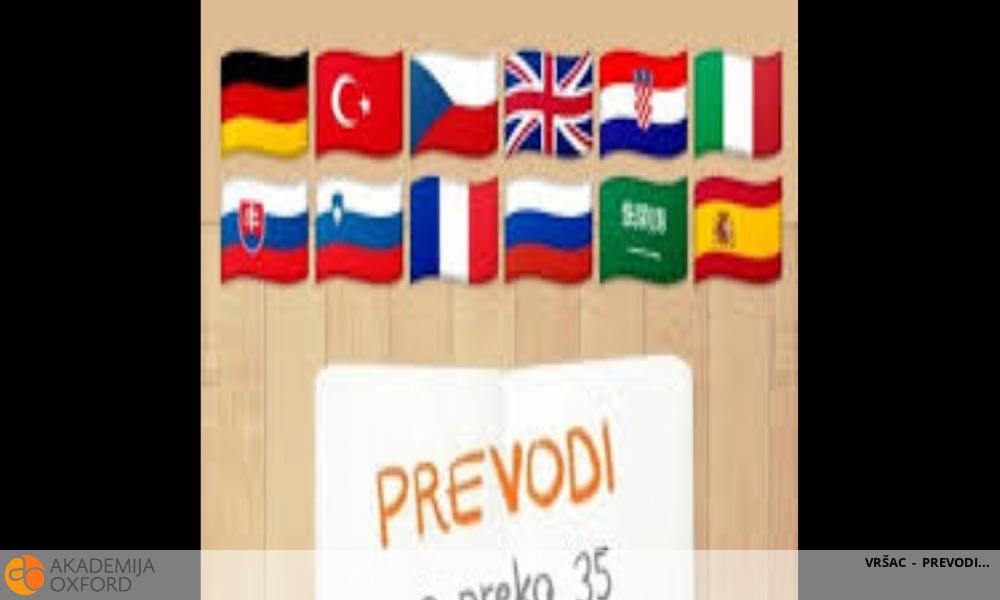 VRŠAC - PREVODI VRŠAC - PREVODI