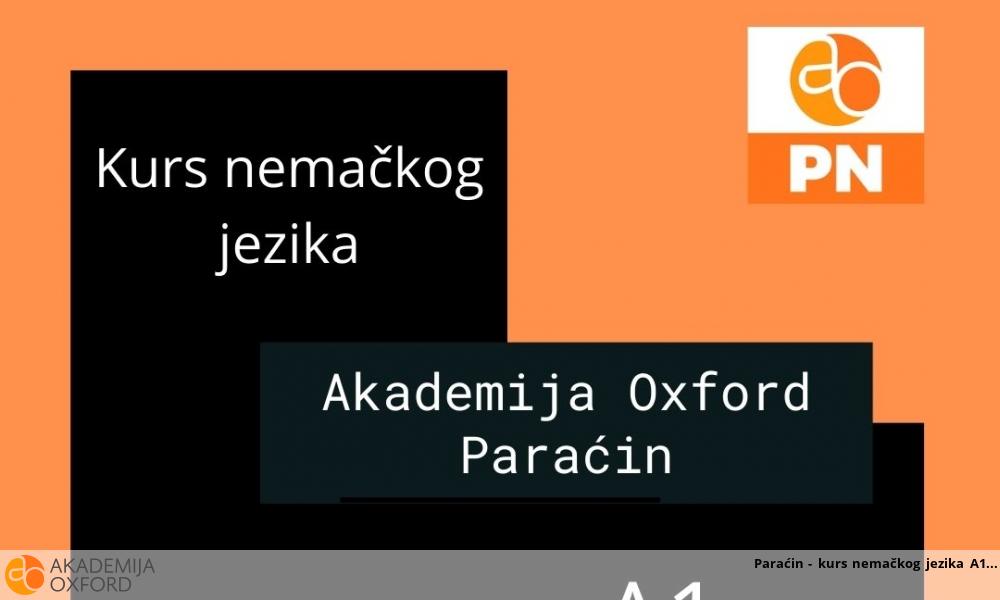 Paraćin - kurs nemačkog jezika A1