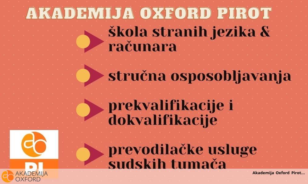Akademija Oxford Pirot Akademija Oxford Pirot