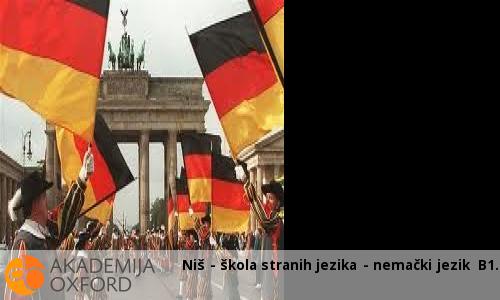 Niš - škola stranih jezika - nemački jezik B1 Niš - škola stranih jezika - nemački jezik B1