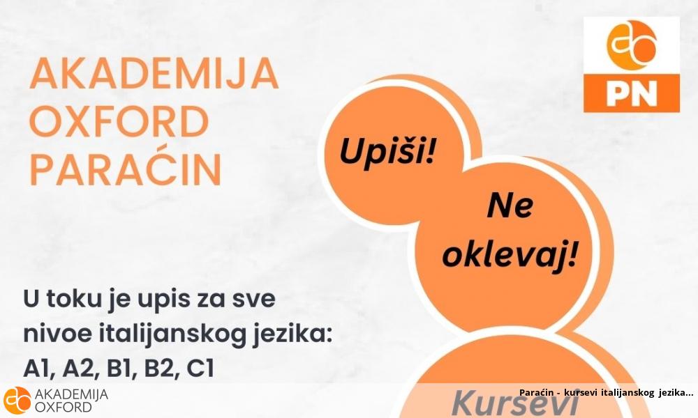 Paraćin - kursevi italijanskog jezika Paraćin - kursevi italijanskog jezika