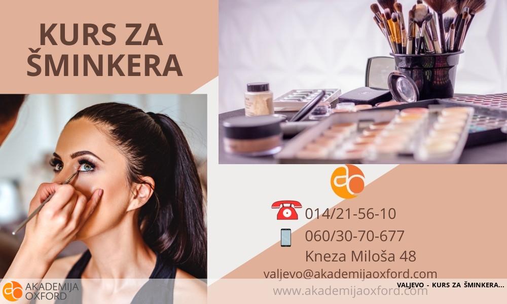VALJEVO - KURS ZA ŠMINKERA VALJEVO - KURS ZA ŠMINKERA