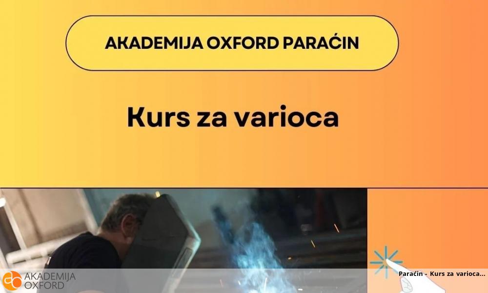Paraćin - Kurs za varioca Paraćin - Kurs za varioca