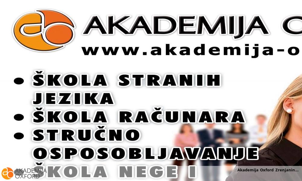 Akademija Oxford Zrenjanin Akademija Oxford Zrenjanin