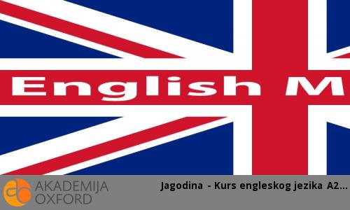 Jagodina - Kurs engleskog jezika A2