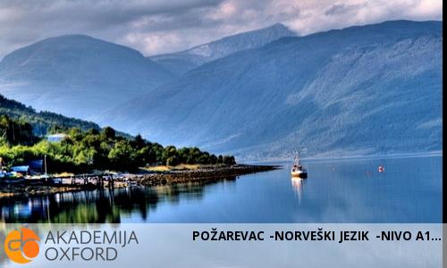 POŽAREVAC -NORVEŠKI JEZIK -NIVO A1 POŽAREVAC -NORVEŠKI JEZIK -NIVO A1
