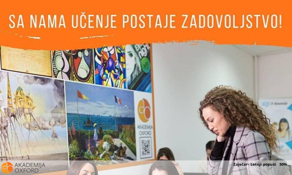 Zaječar- Letnji popust  50%