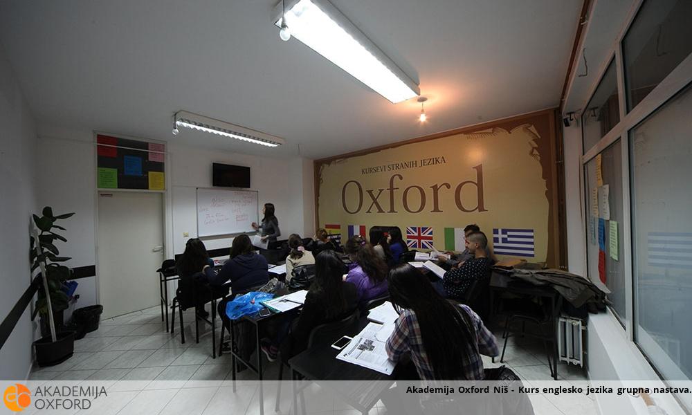 Akademija Oxford Niš - Kurs englesko jezika grupna nastava