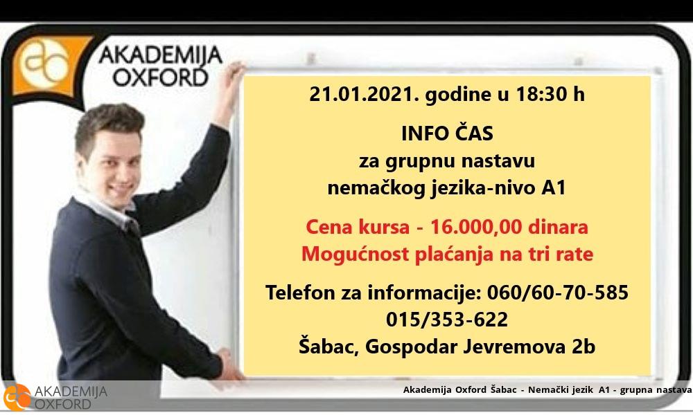 Akademija Oxford Šabac - Nemački jezik A1 - grupna nastava Akademija Oxford Šabac - Nemački jezik A1 - grupna nastava