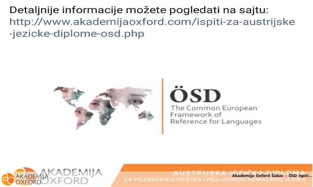Akademija Oxford Šabac - ÖSD ispiti Akademija Oxford Šabac - ÖSD ispiti