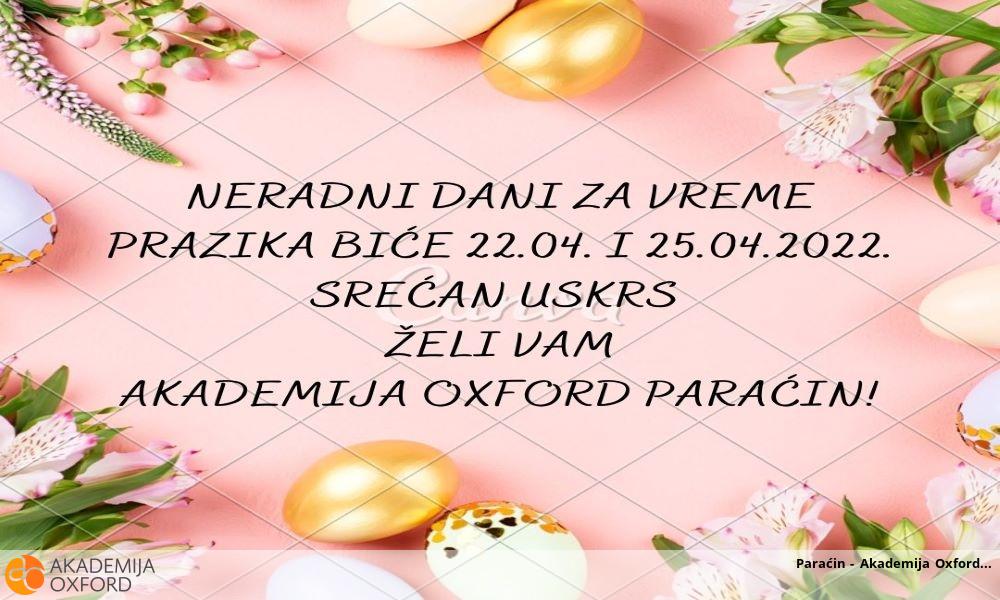 Paraćin - Akademija Oxford Paraćin - Akademija Oxford